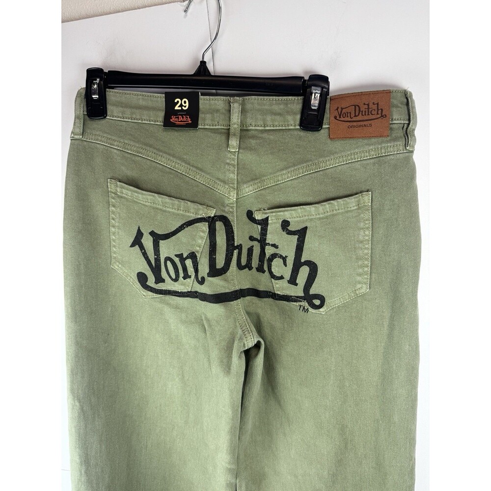 Von Dutch Women's Logo Wide-Leg Jeans Sz: 29 - Picture 9 of 9